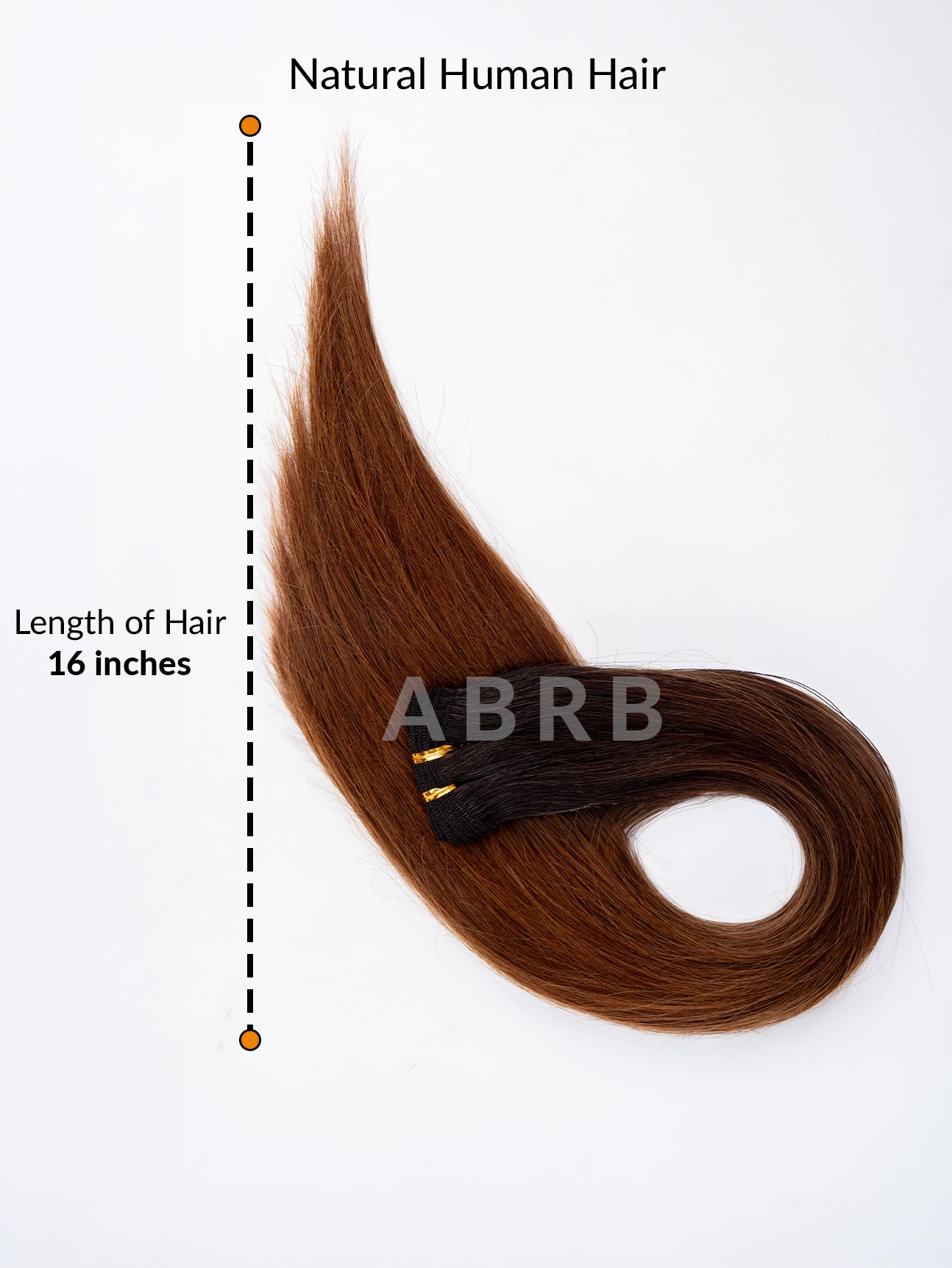 Genius Weft Brown ombre Weft