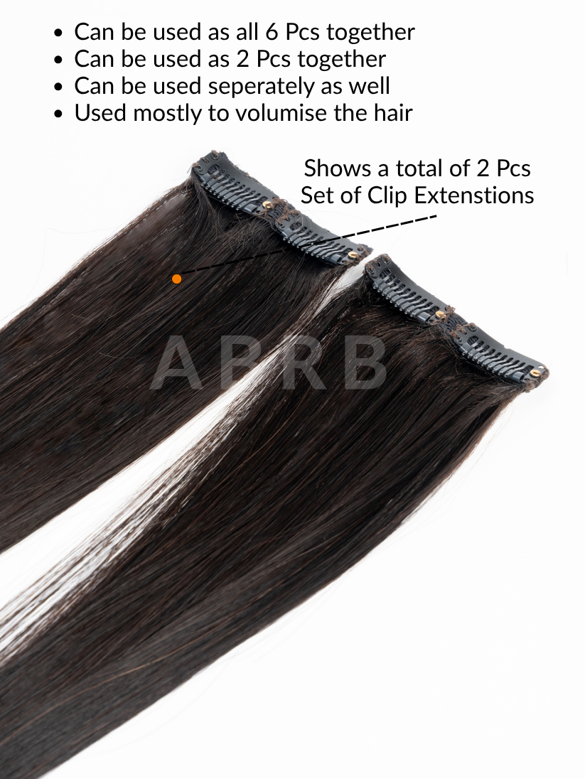 6 Clip-in SDD Extension Set