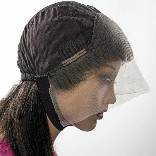 Abrbhair Amily 16" 13x4 Lace Frontal,150% Natural Wavy, Virgin Human Hair Wig