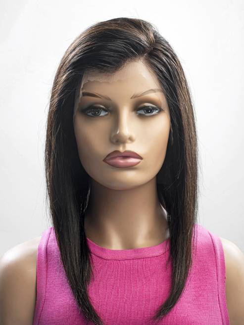 Abrbhair Amily 16" 13x4 Lace Frontal,150% Natural Wavy, Virgin Human Hair Wig