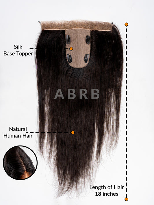 HD Frontline With 3×5 Scalp Topper