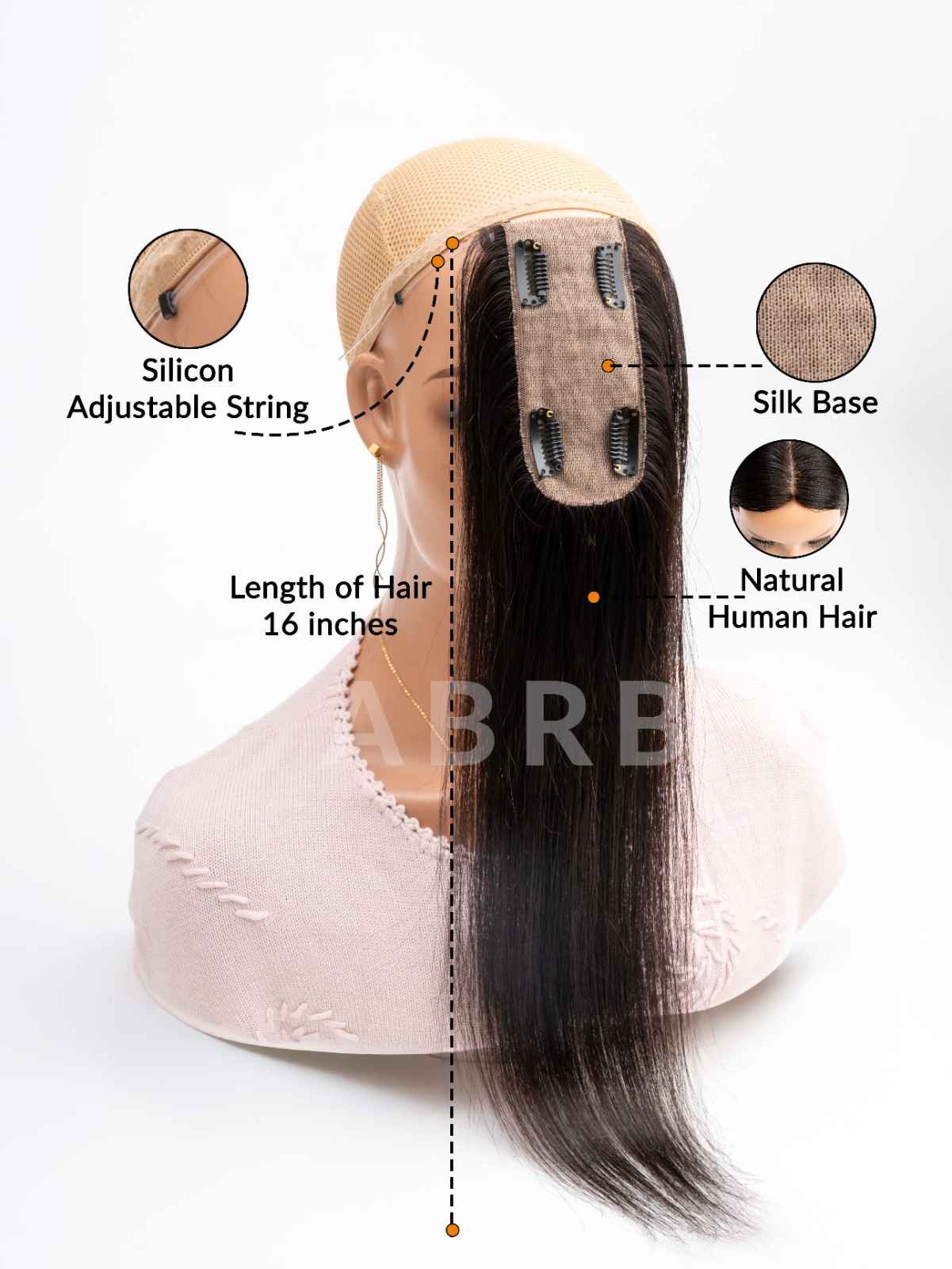 1.5x5 Skin Base Topper With Front Silicon String