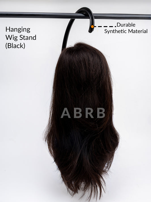 Hanging Black Wig Stand