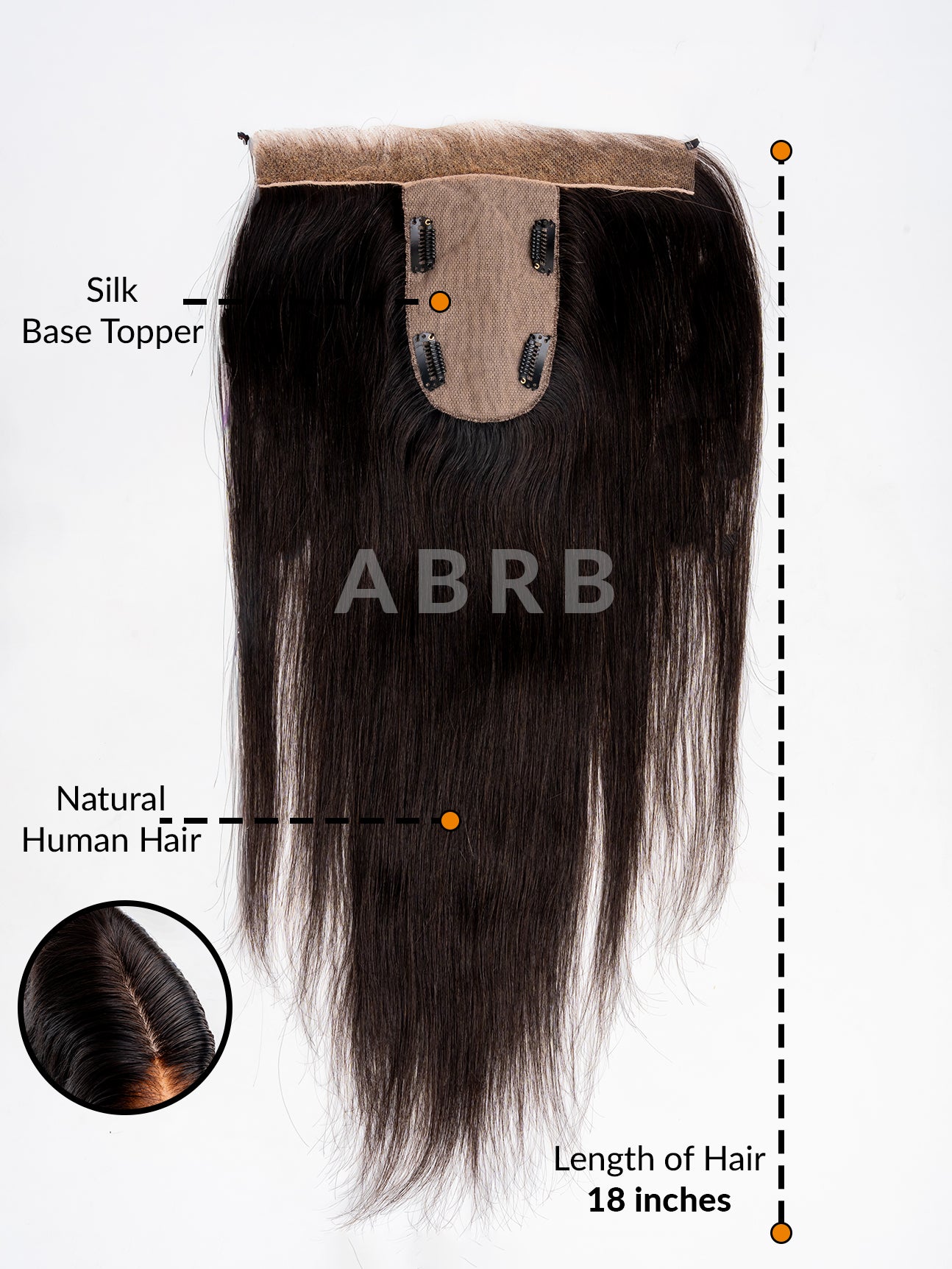 HD Frontline With 3×5 Scalp Topper