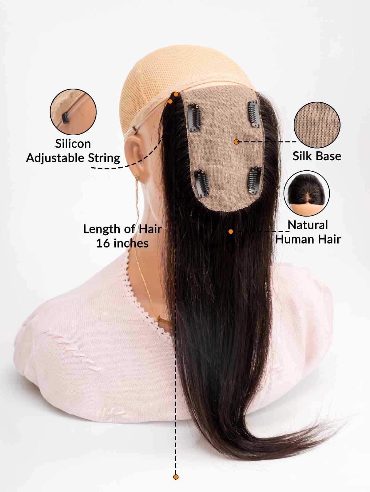 3x5 Skin base topper with silicon strings