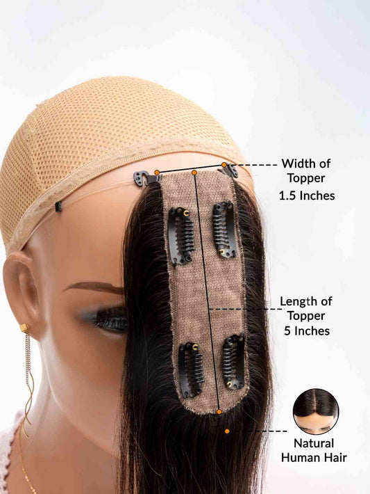 1.5x5 Skin Base Topper With Front Silicon String