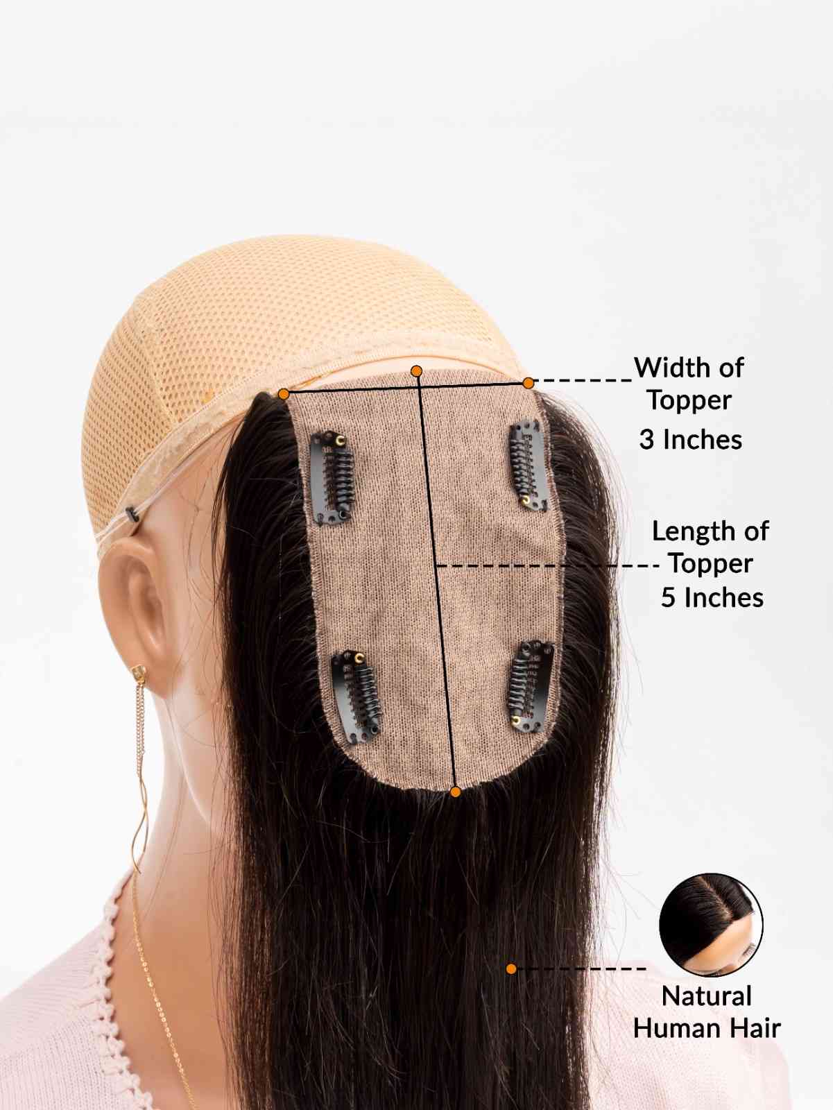 3x5 Skin base topper with silicon strings