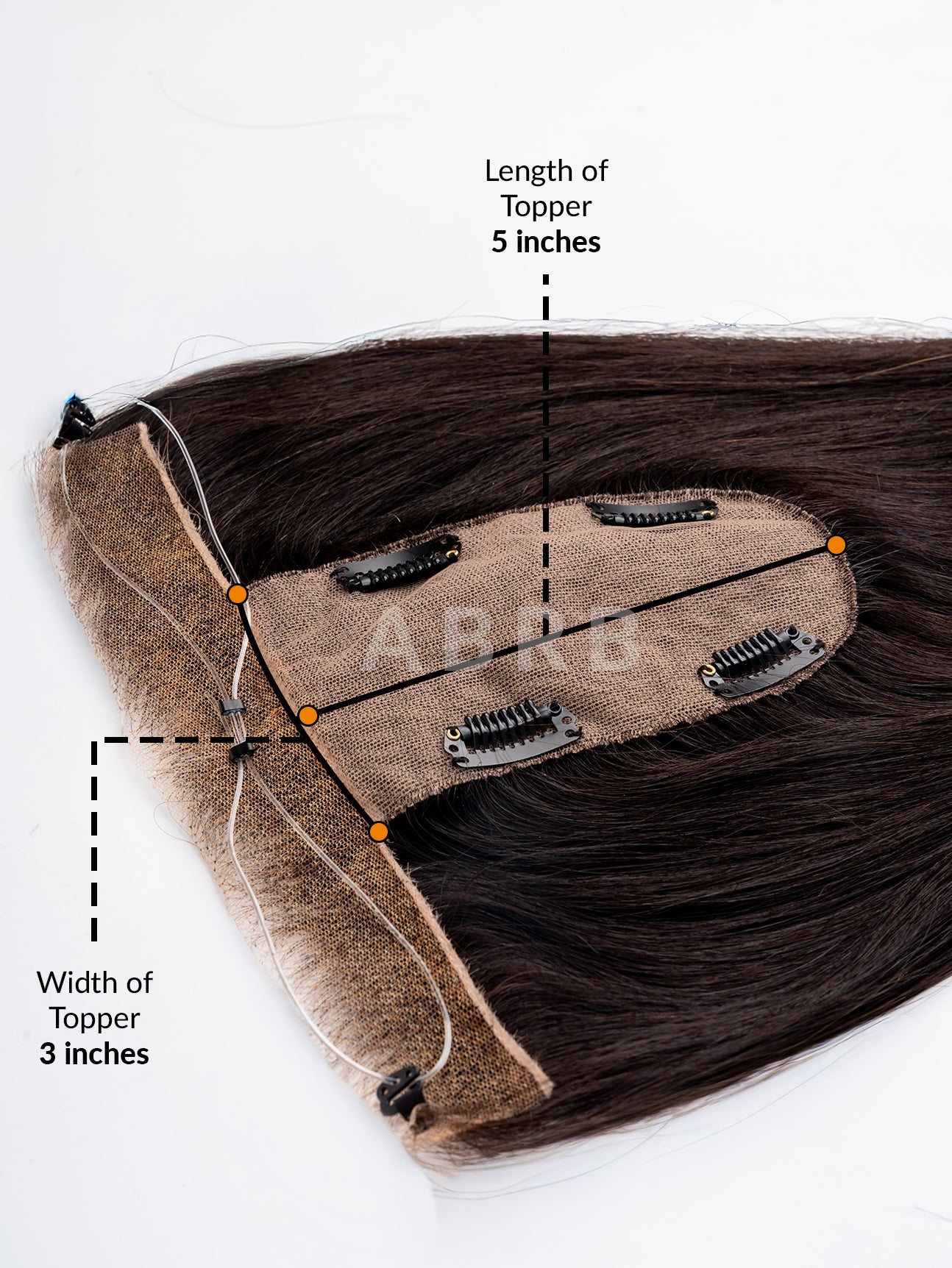 HD Frontline With 3×5 Scalp Topper