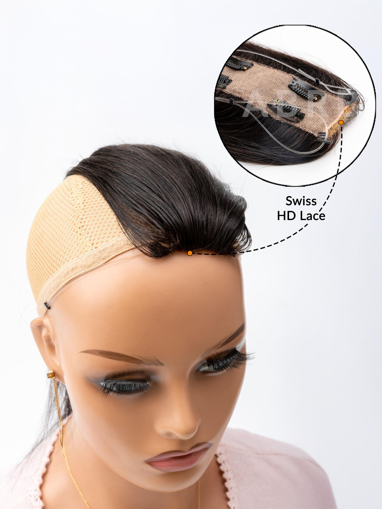 1.5x5 Skin Base Topper With Front Silicon String