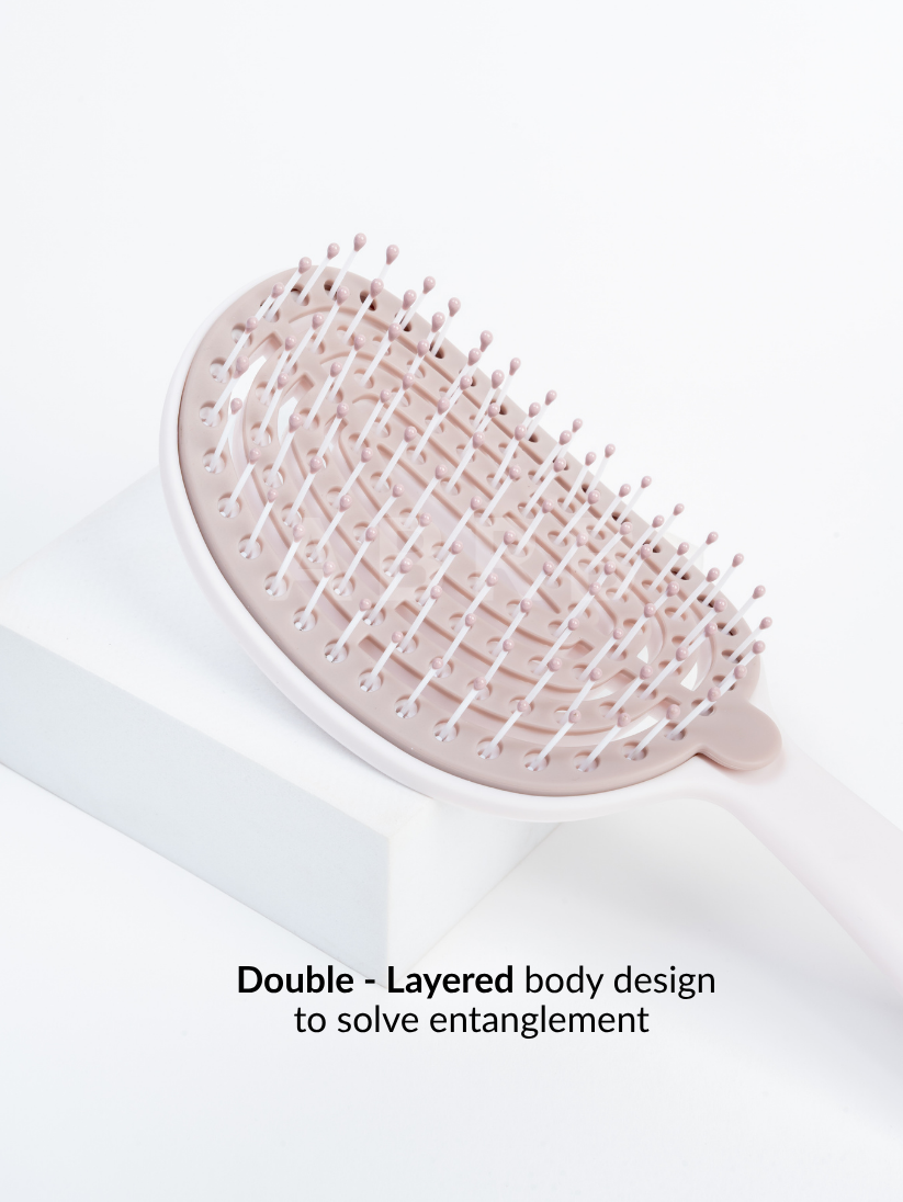 Dual Layer Pink Brush