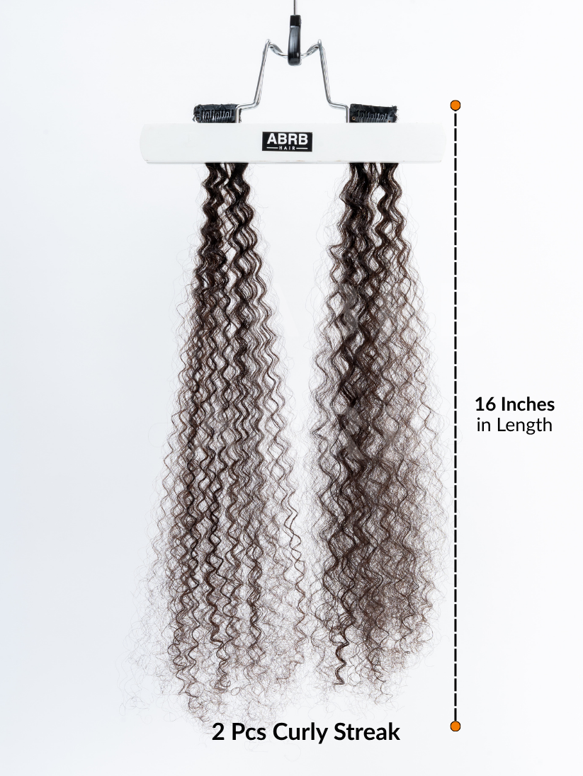 2 Piece Curly Streak