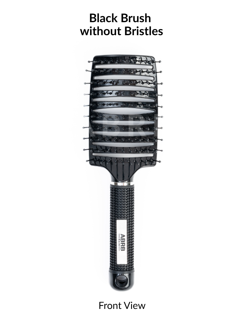 Black Non-Bristle Hair Brush