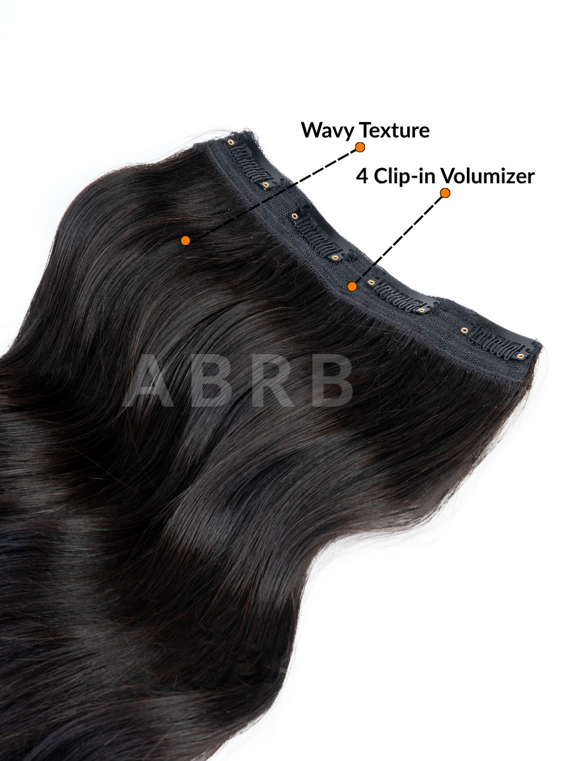 70 Gms SD Natural Black Color Wavy Volumizer
