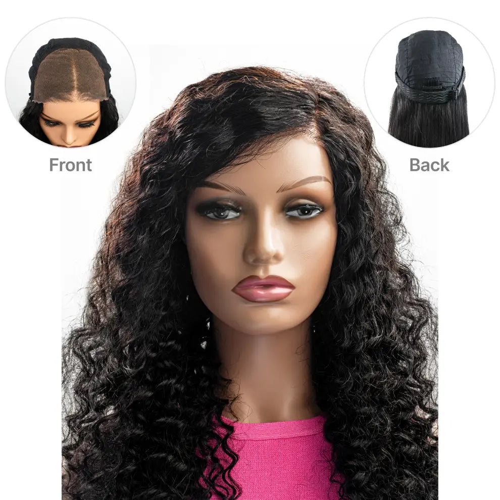 6x5 Lace curly front look