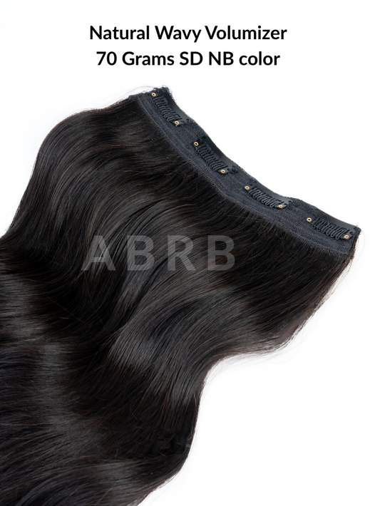 70 Gms SD Natural Black Color Wavy Volumizer