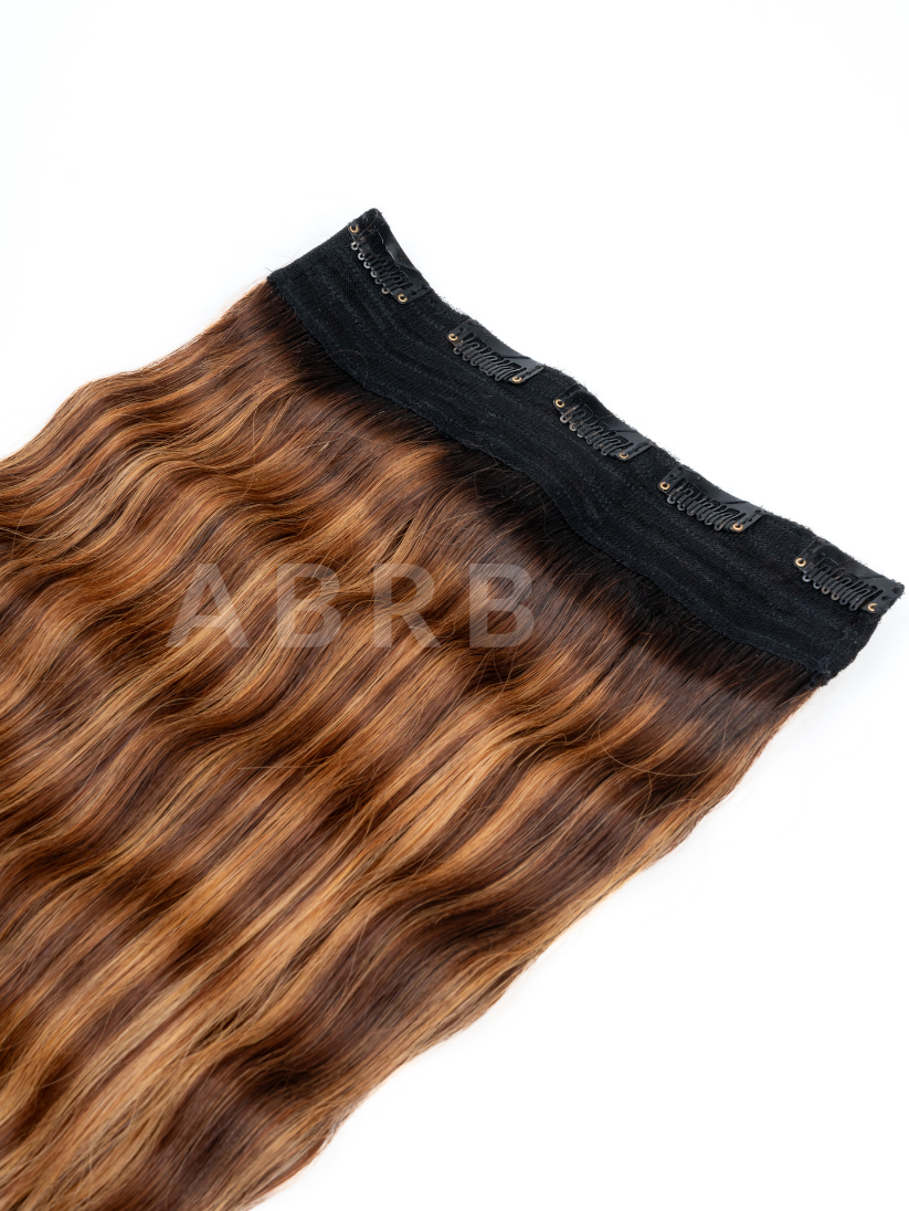 5 Clip-In SD Blond Highlighted Volumizer