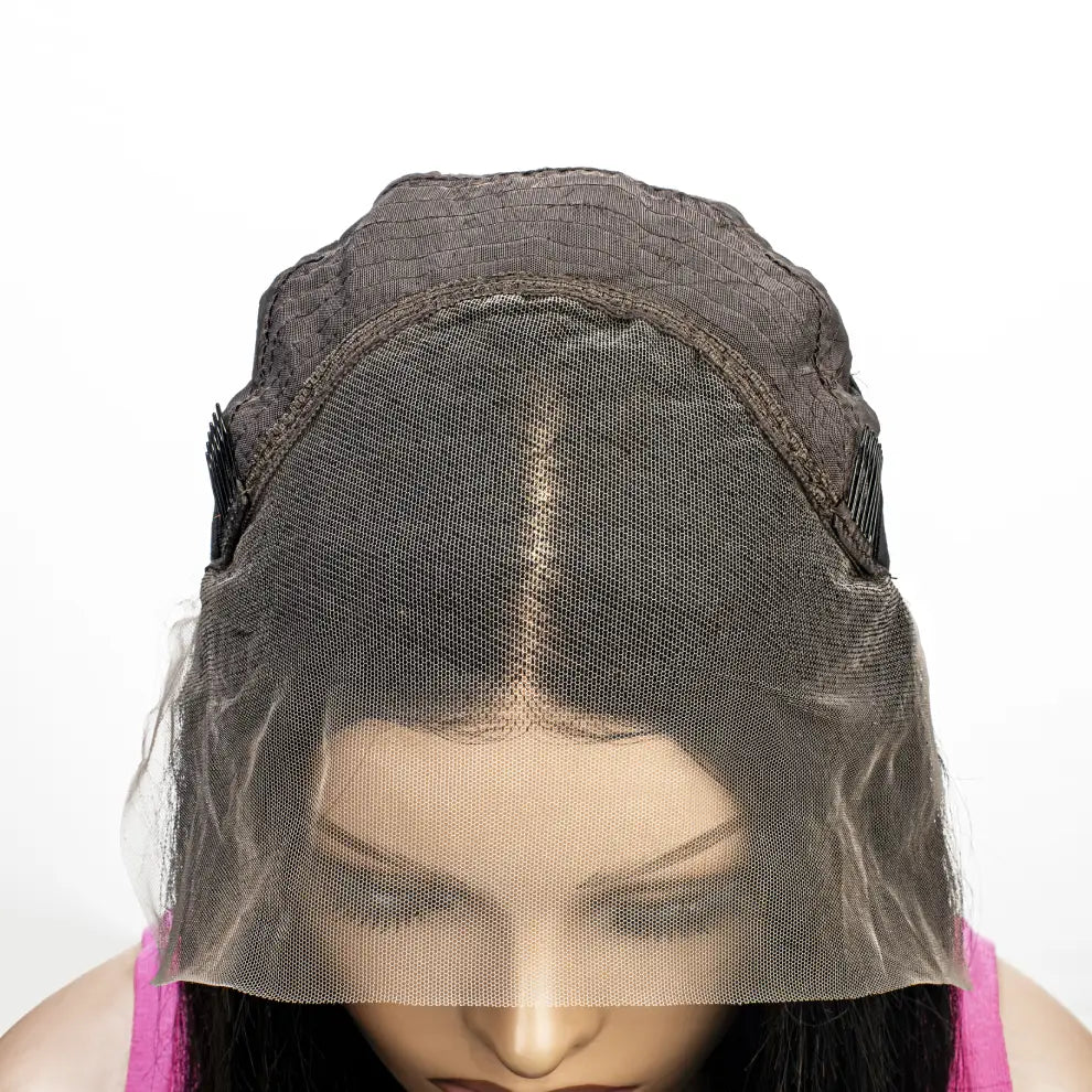Abrbhair Amily 16" 13x4 Lace Frontal,150% Natural Wavy, Virgin Human Hair Wig