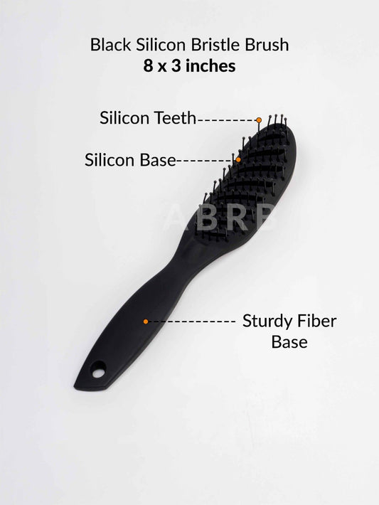 Black Silicon Bristle Brush