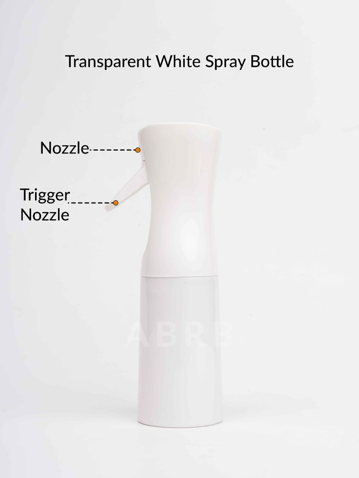 Transparent White Spray Bottle